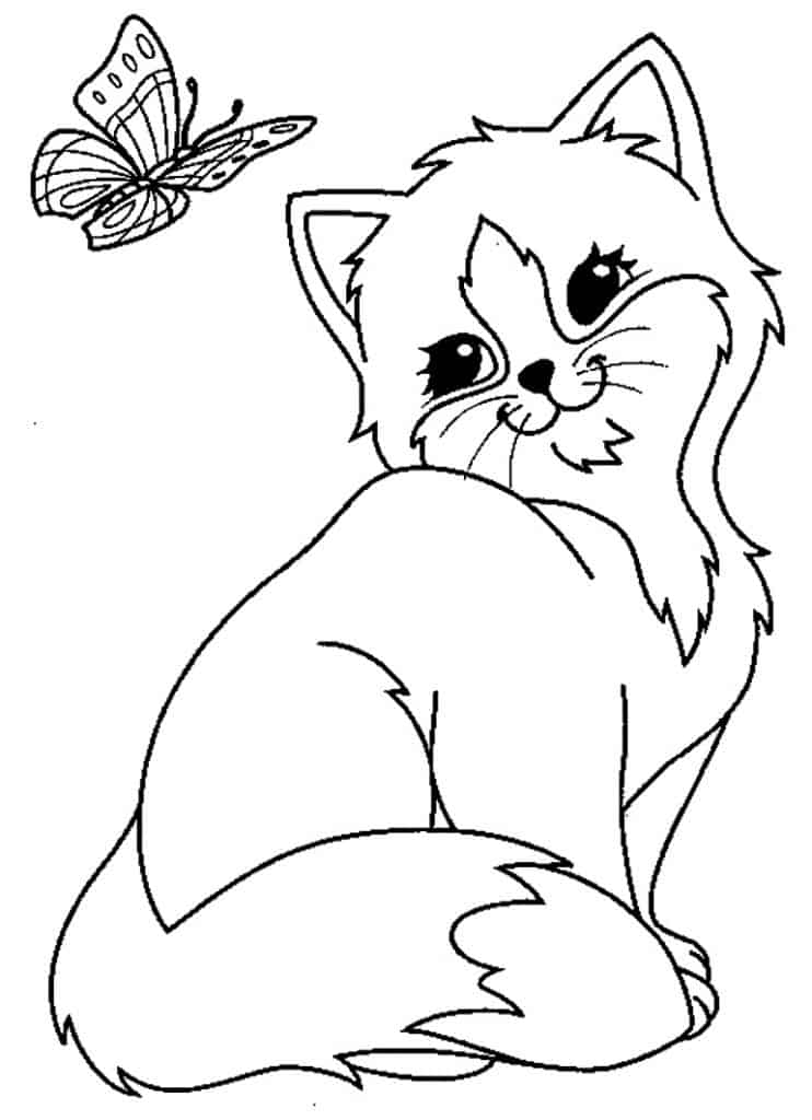 Gatos Para Colorir Blog Ana Giovanna