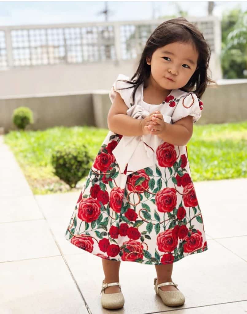 Vestido floral social