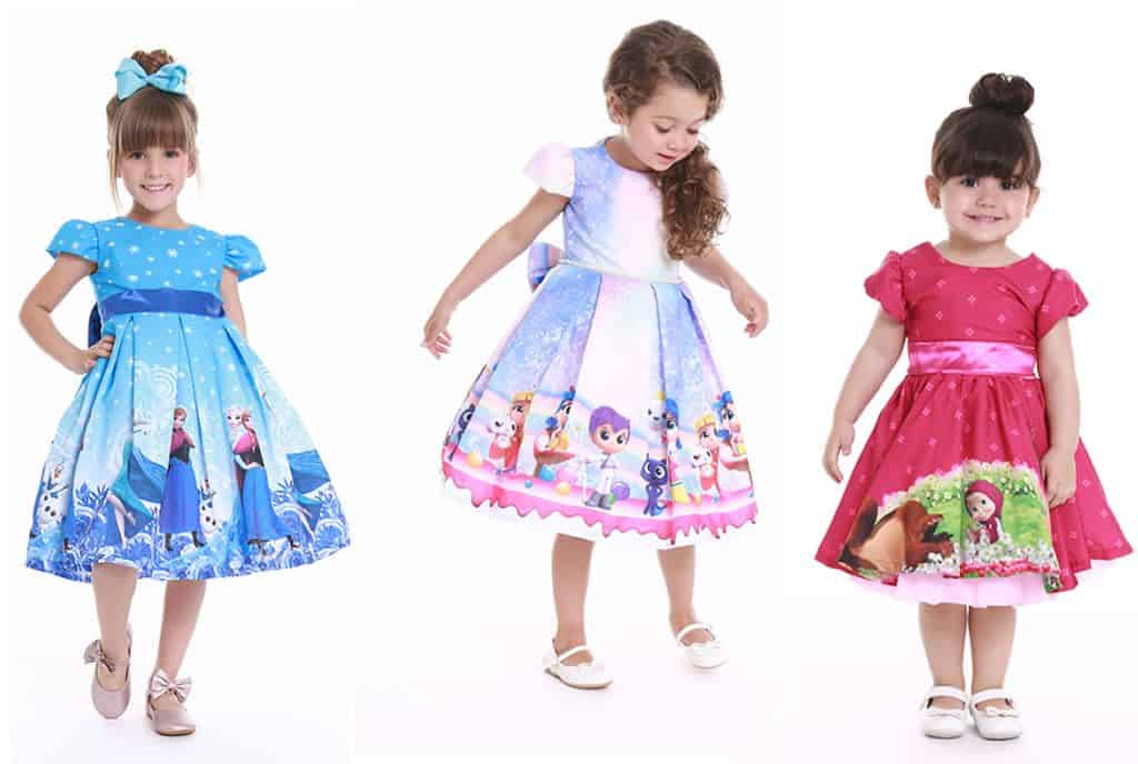 Vestidos temáticos de festa infantil