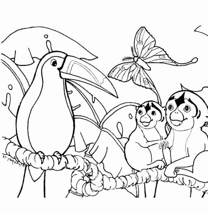 Desenhos de animais para colorir e imprimir