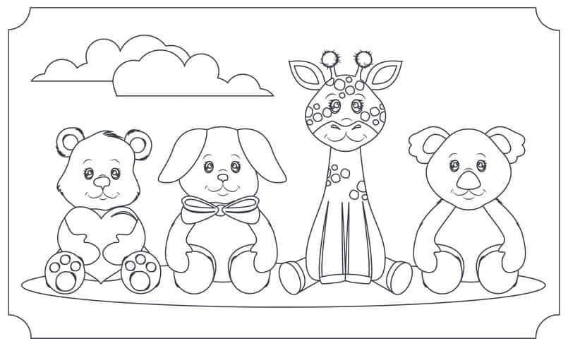 Desenhos de animais para colorir e imprimir