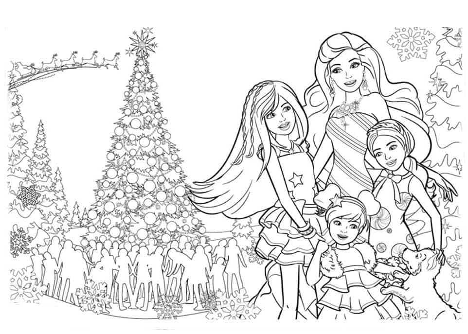 Desenhos de Natal para colorir e pintar