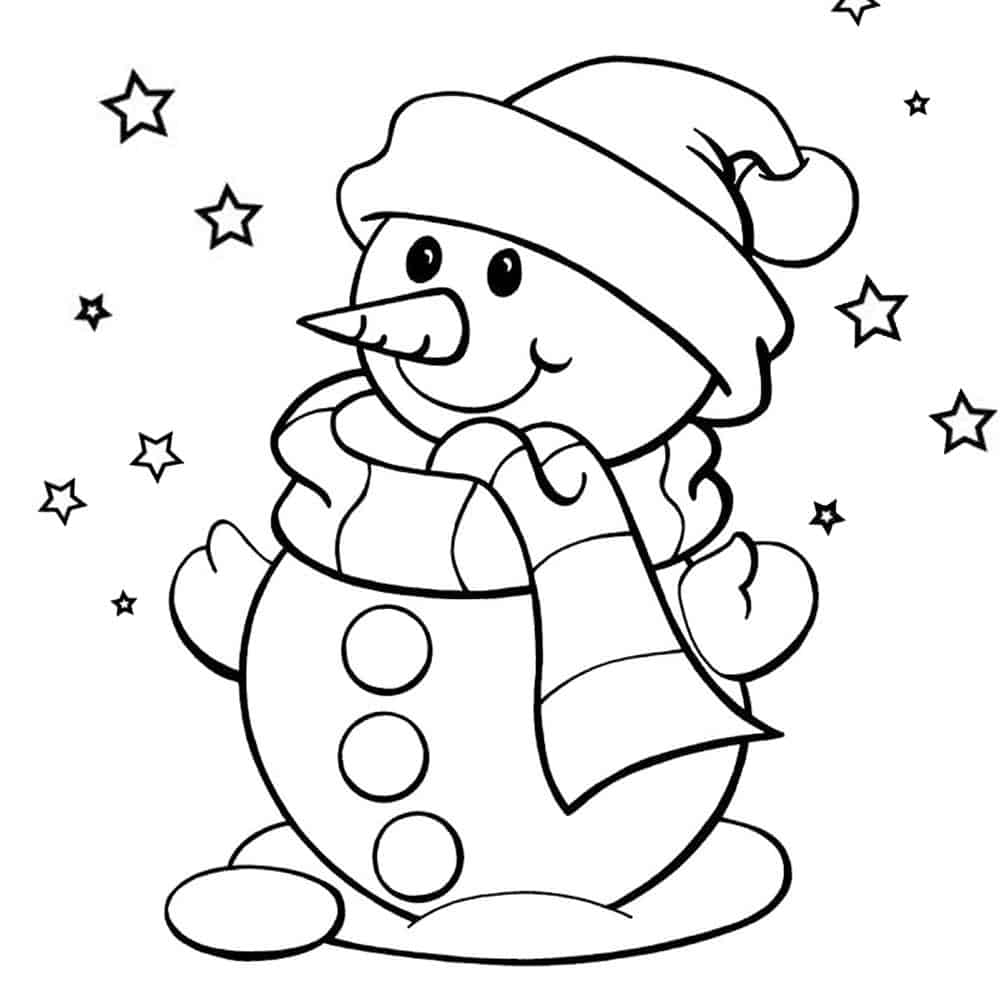 Desenhos de Natal para colorir e pintar