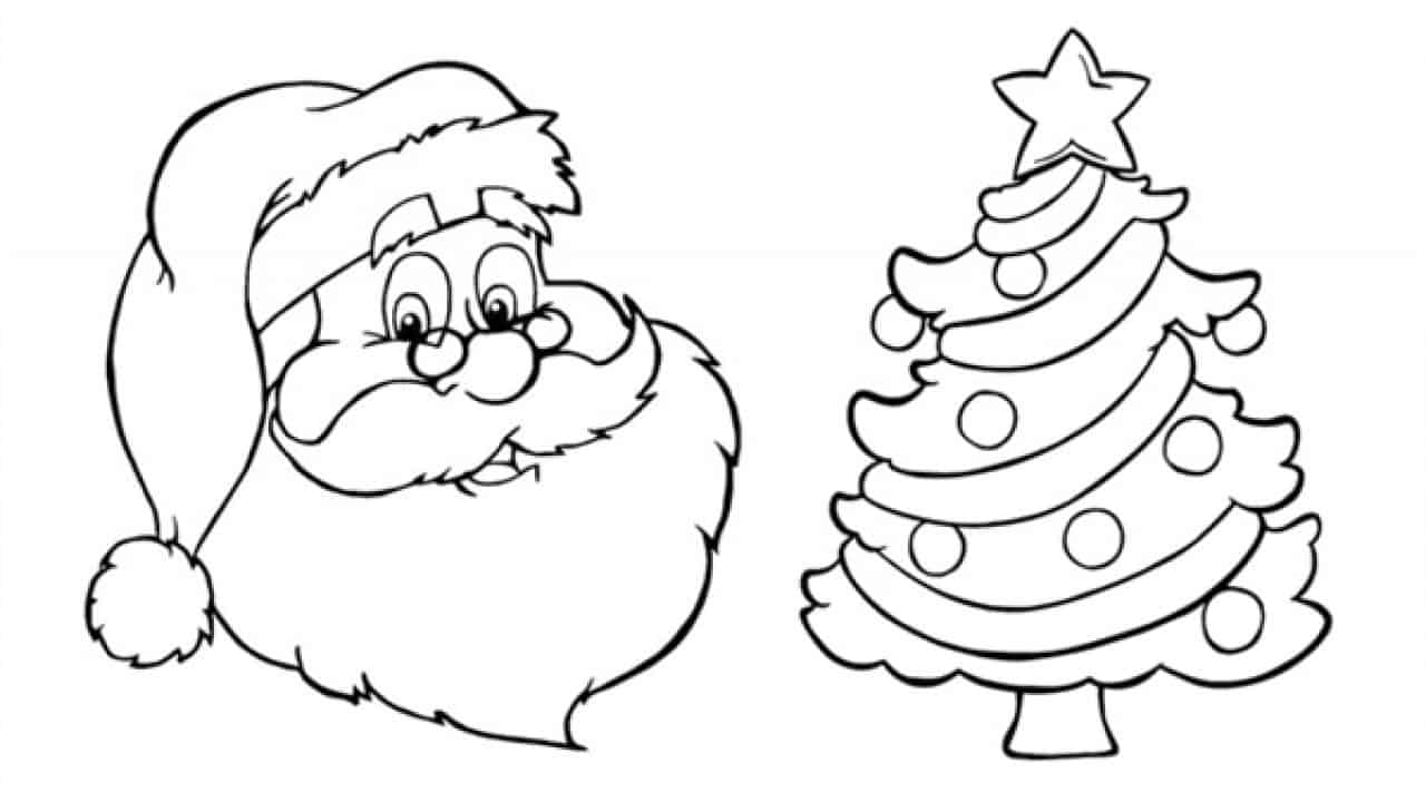 Desenhos de Natal para colorir e pintar