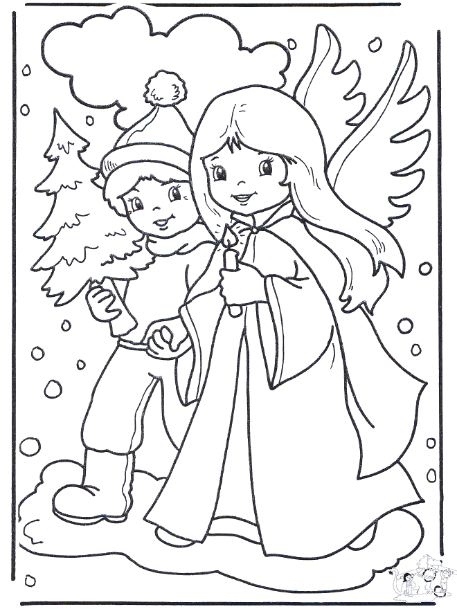 Desenhos de Natal para colorir e pintar