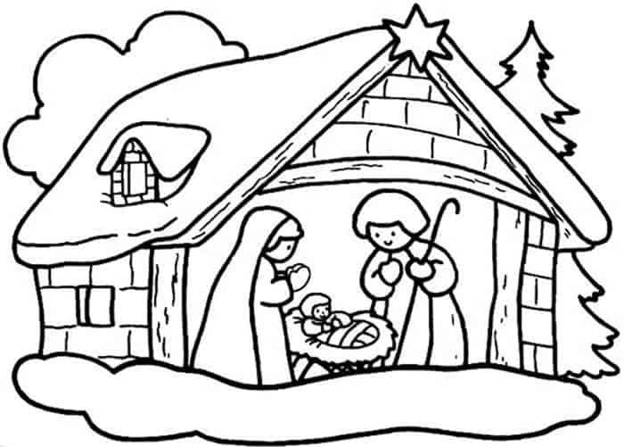 Desenhos de Natal para colorir e pintar