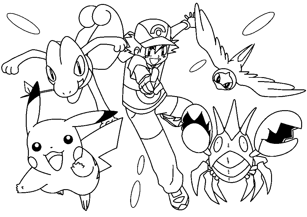 Desenhos para colorir de Pokémon