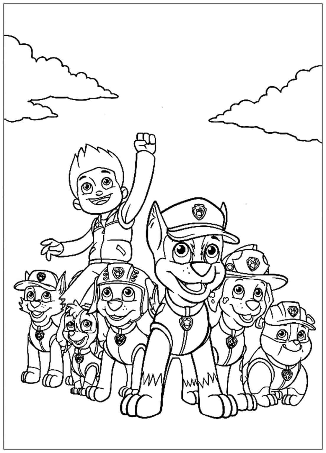 Desenhos da Patrulha Canina para imprimir e colorir – Página: 2 – Blog ...