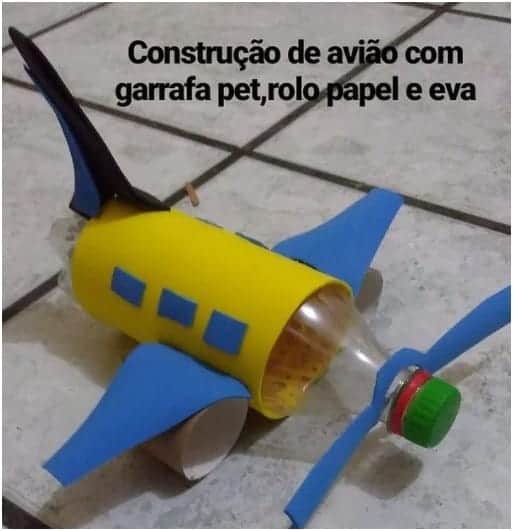 Brinquedos reciclados com garrafa pet