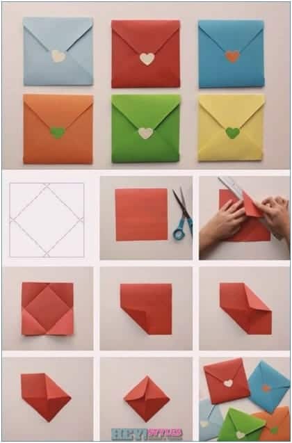 Como fazer envelopes diferentes de papel