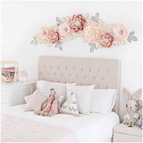 Decoração com flores de papel – Moldes fáceis