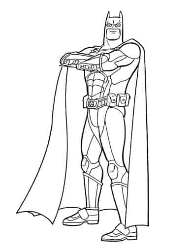 Desenhos para colorir de super heróis