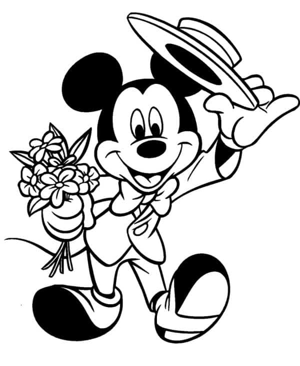 Desenhos do Mickey para colorir e imprimir