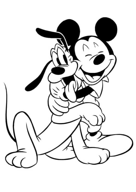 Desenhos do Mickey para colorir e imprimir