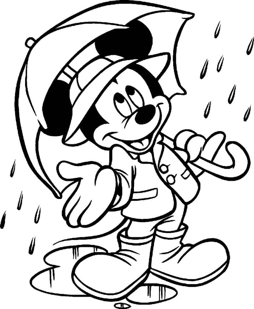 Desenhos do Mickey para colorir e imprimir