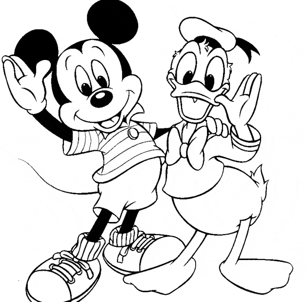 Desenhos do Mickey para colorir e imprimir