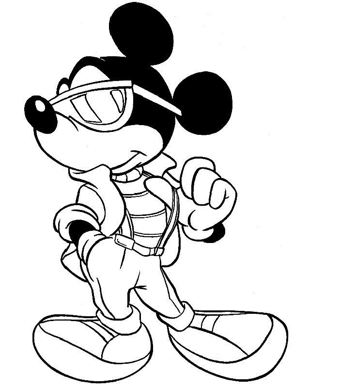 Desenhos do Mickey para colorir e imprimir