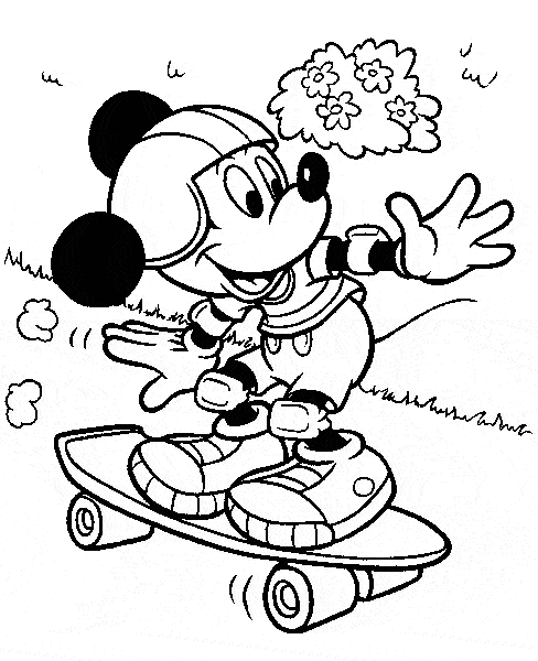 Desenhos do Mickey para colorir e imprimir