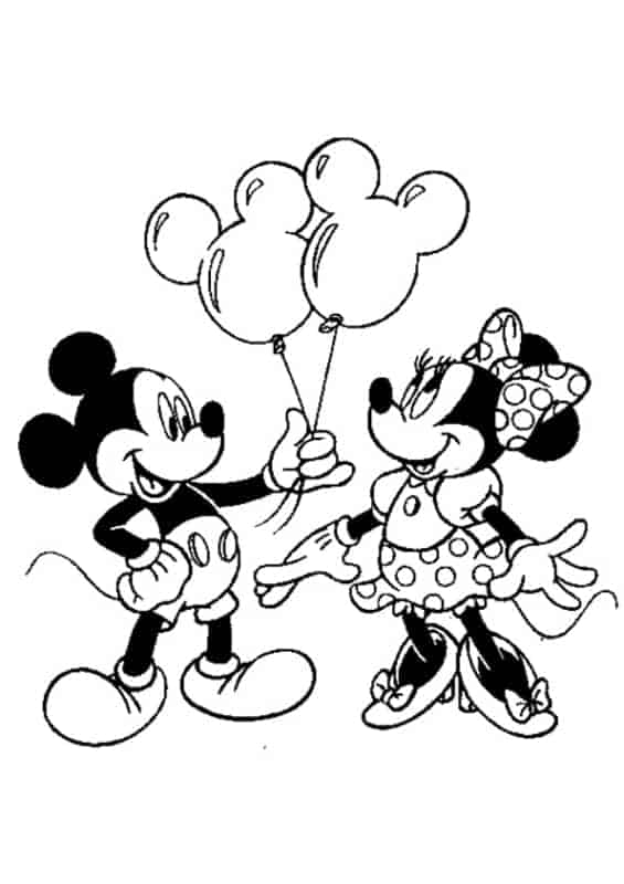 Desenhos do Mickey para colorir e imprimir