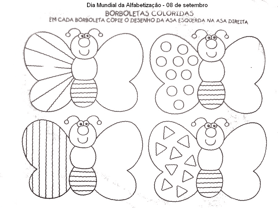 Desenhos lindos de borboletas para colorir