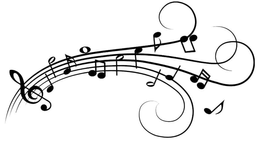 Notas musicais para imprimir