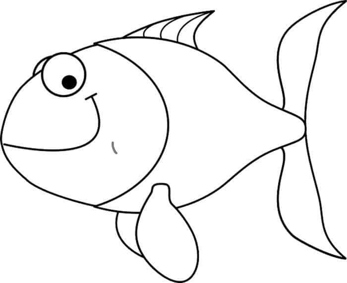 Peixinhos para colorir - 25 desenhos lindos