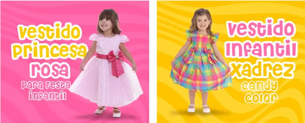 vestidos de festa infantil para menina