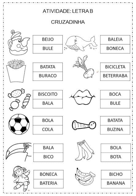 Atividades de alfabetização