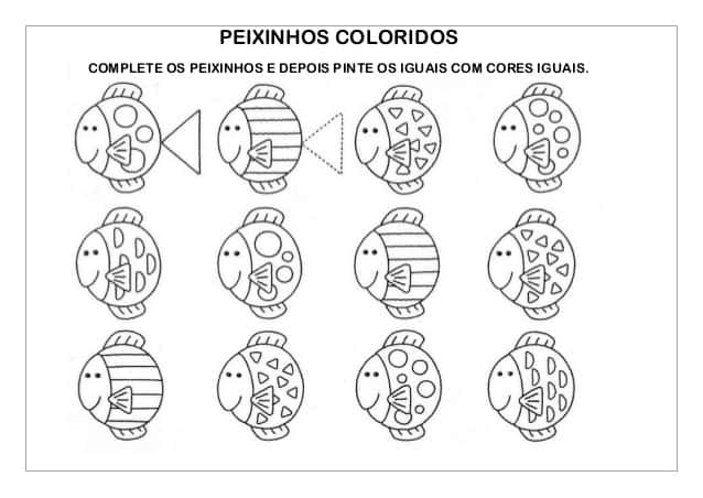 Peixinhos para colorir - 25 desenhos lindos