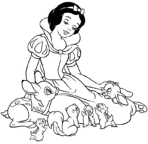 Desenhos de princesas para colorir