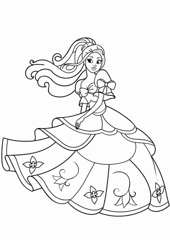 Desenhos de princesas para colorir