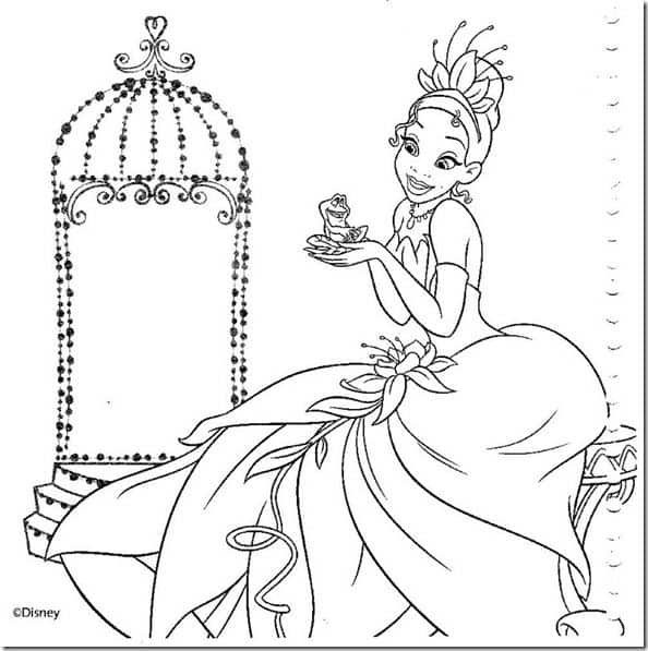 Desenhos de princesas para colorir