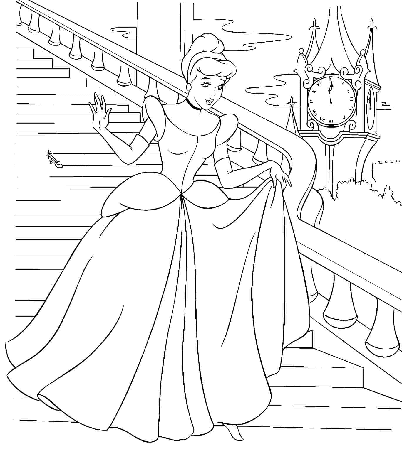 Desenhos de princesas para colorir