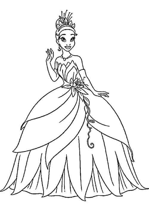 Desenhos de princesas para colorir