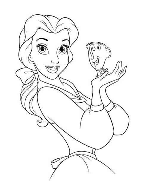 Desenhos de princesas para colorir