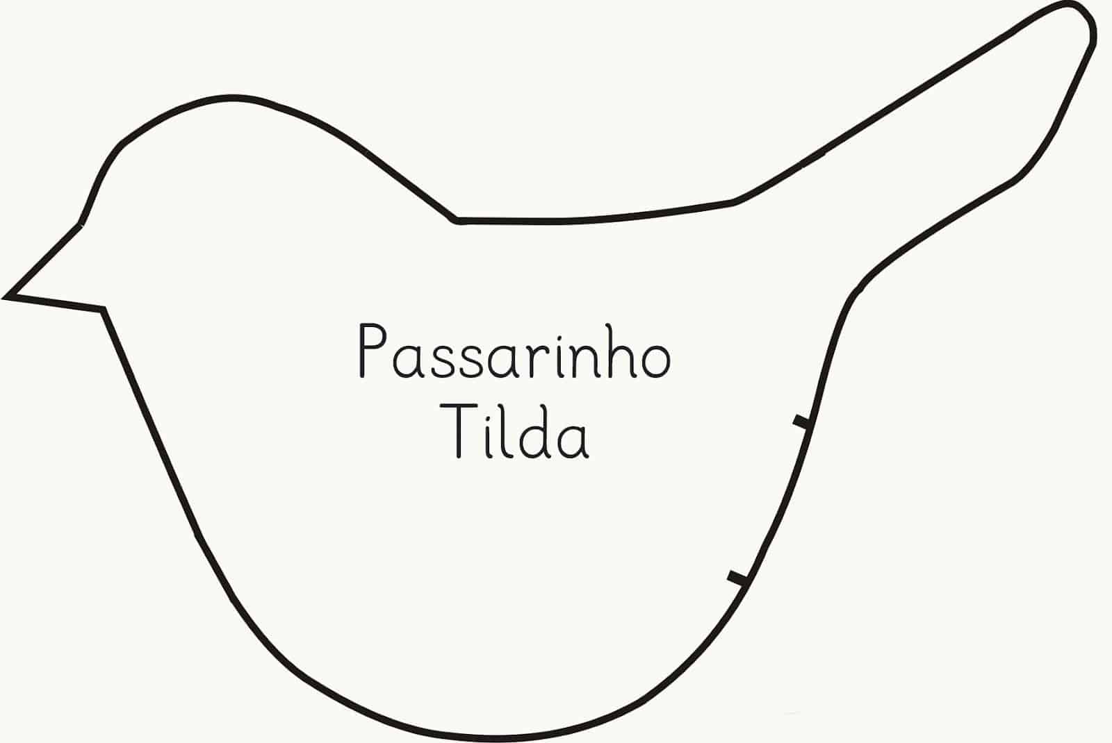 Moldes de passarinhos para imprimir