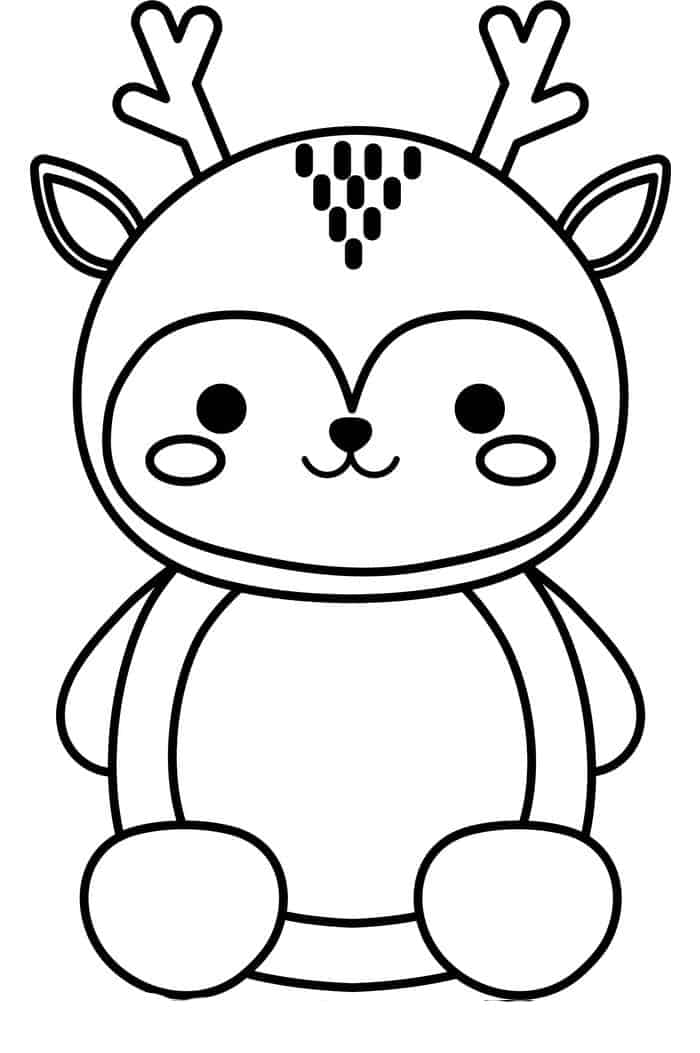 Desenhos de Kawaii para colorir