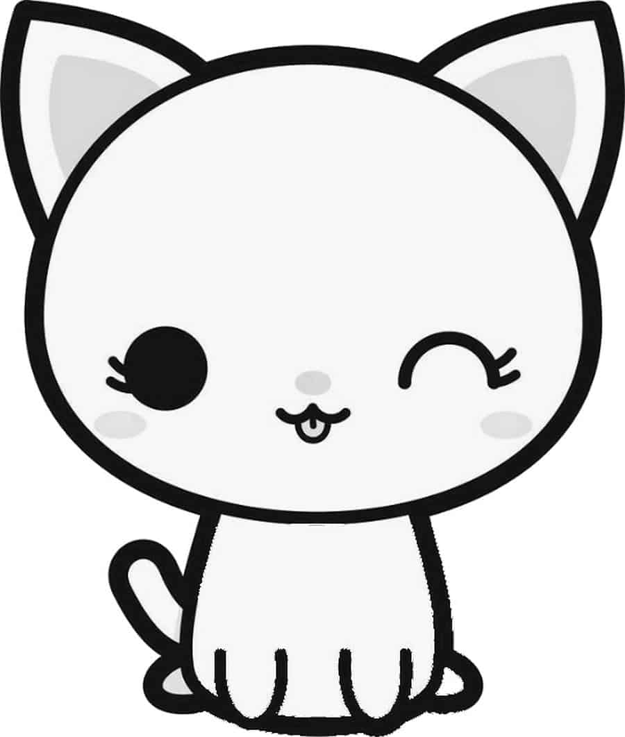 Desenhos de Kawaii para colorir