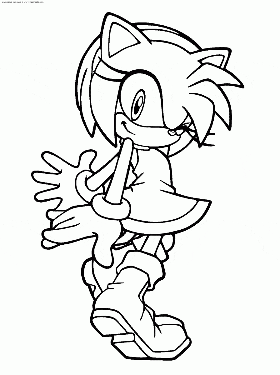 Desenhos do Sonic para colorir