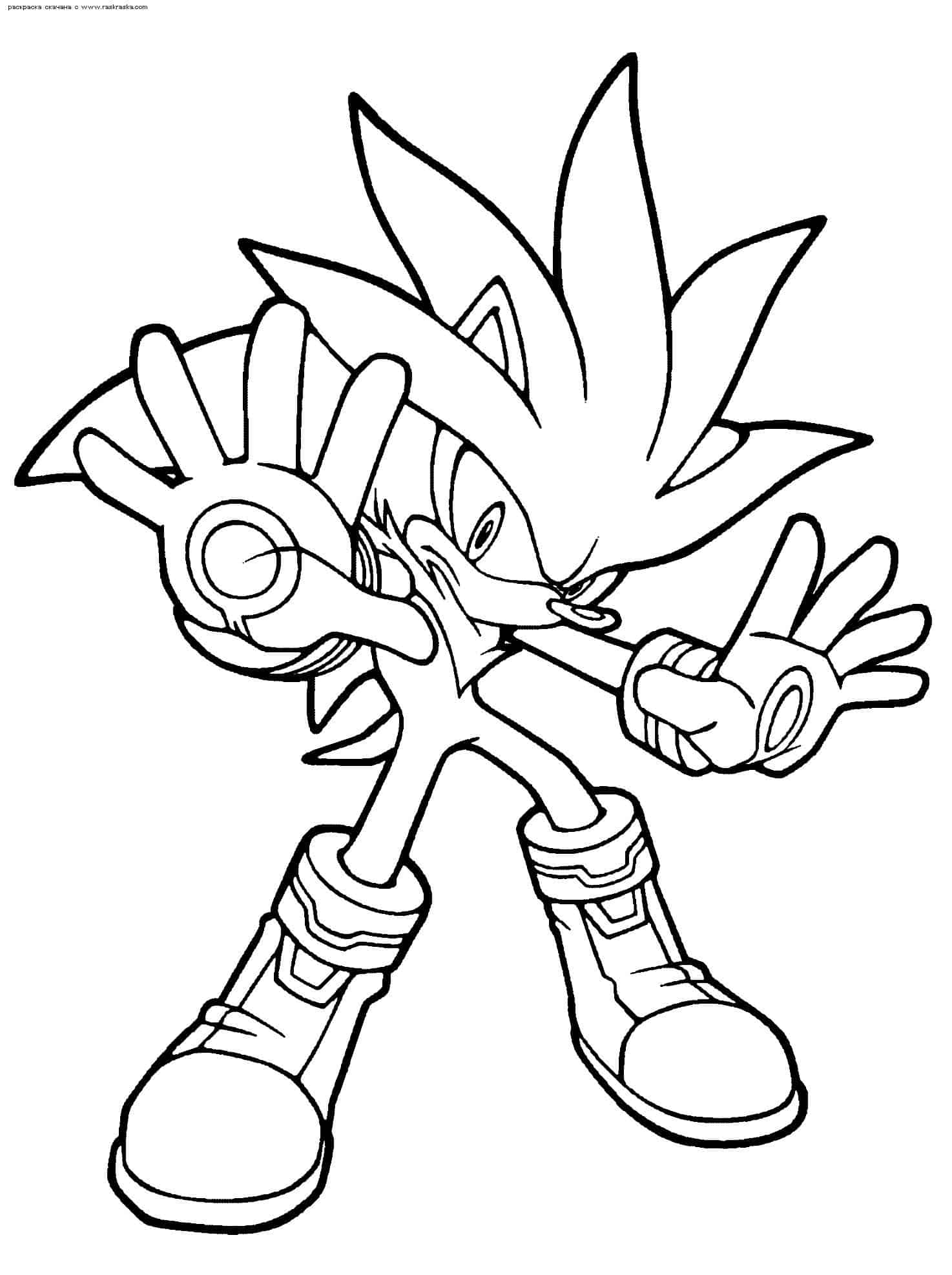 Desenhos do Sonic para colorir