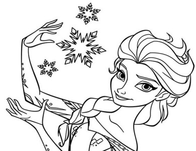 Frozen para colorir