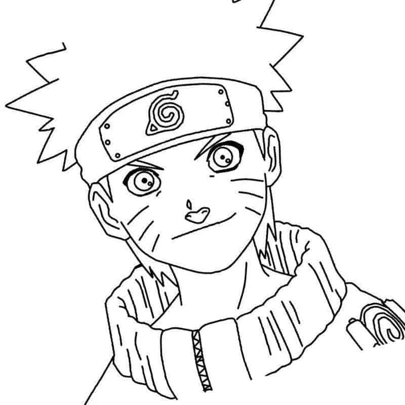 Naruto para colorir