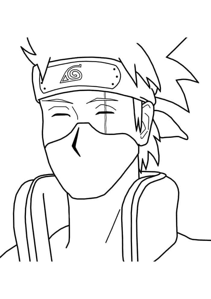 Naruto para colorir