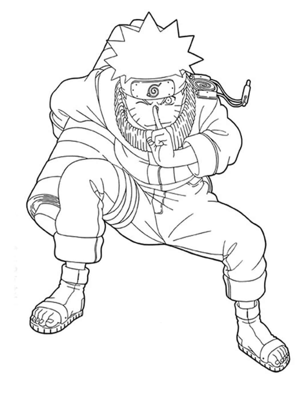 Naruto para colorir