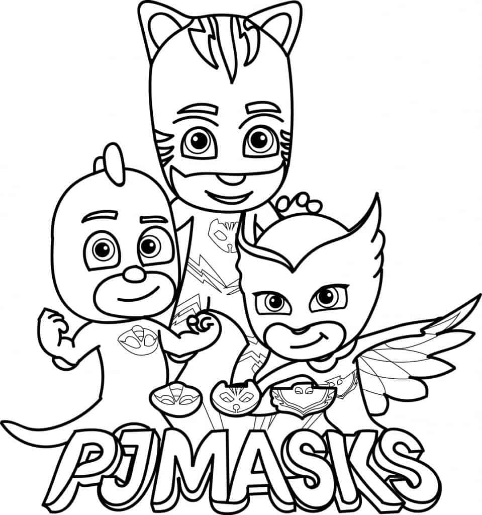 PJ Masks para colorir