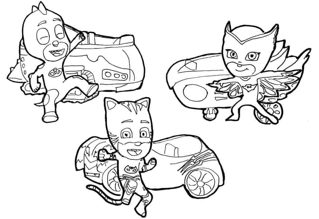 PJ Masks para colorir