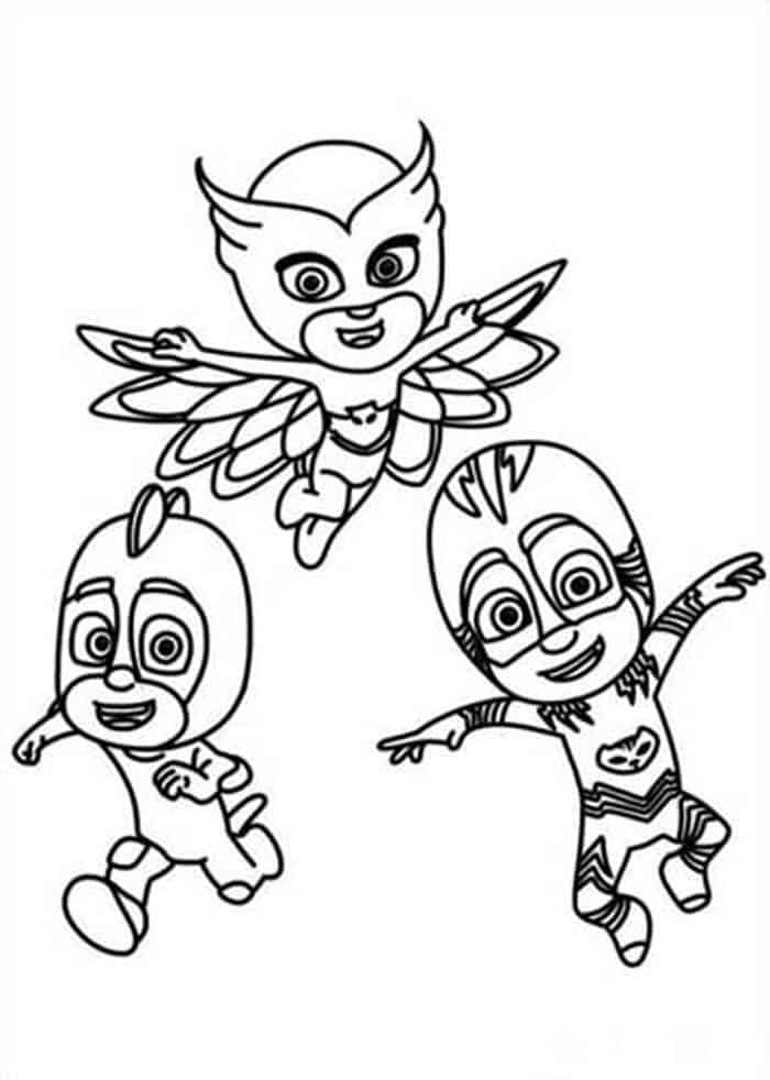 PJ Masks para colorir