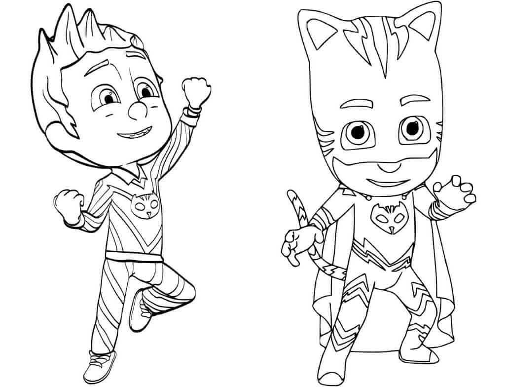 PJ Masks para colorir