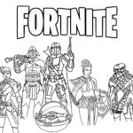 Fortnite para colorir