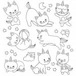 Gatos para colorir